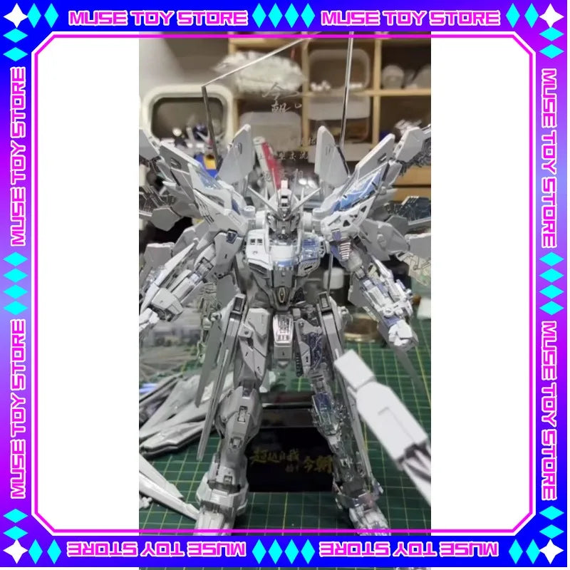 Xun Xin Model  MGEX 1/100 Zgmf-X20a Strike Freedom TWILIGHT COATING Assembly Model Kits Action Figure Robot Plastic Model Toys