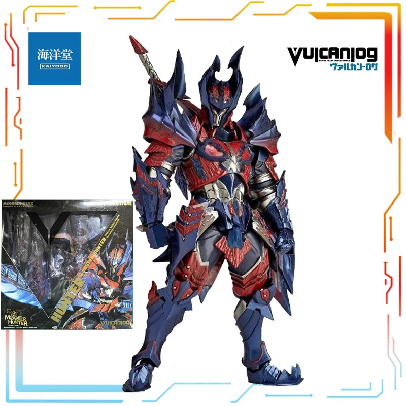 KAIYODO Original Finished Product Movable Vulcanlog Series Monster Hunter Anime Action Model Toys Collectible Gifts for Friend