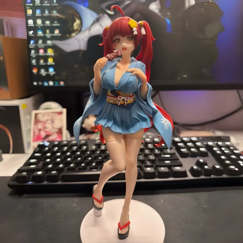 New Genuine In Stock Da Manjiang 1/7 Blue Route Micro Speed Forward Honolulu Yukata Ver. Handmade Amine Figures