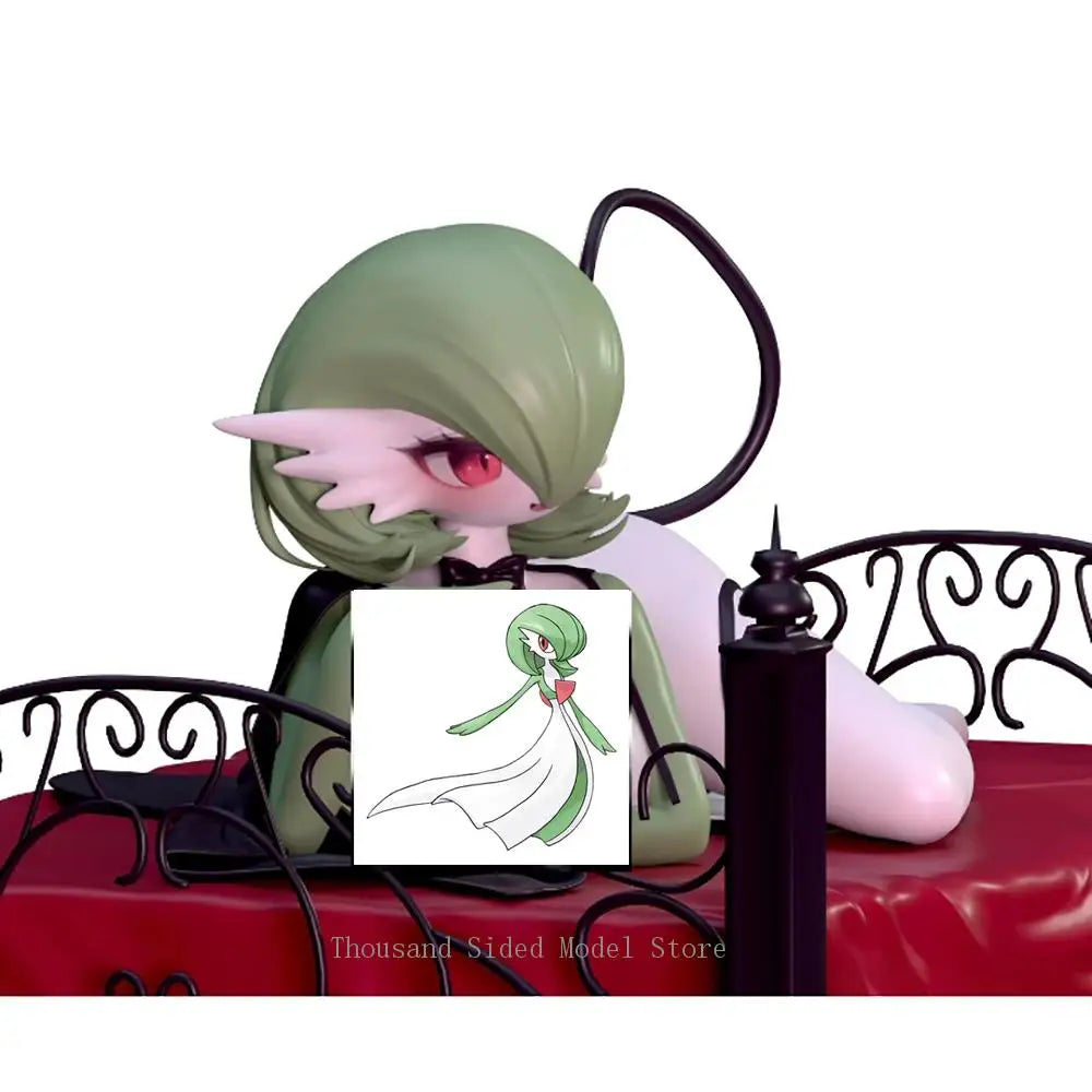 In Stock Original IDPLAYER Pokemon Gardevoir 1/8 Scale GK Model Toys Kawaii Doll Fans Collectible Figurines Models Toys