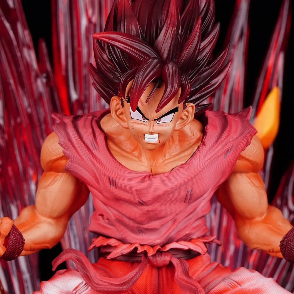 38 cm DBZ Anime Dragon Ball Z Figur Kaiouken Goku Actionfigur PVC Sammlung Modell Spielzeug Geschenke