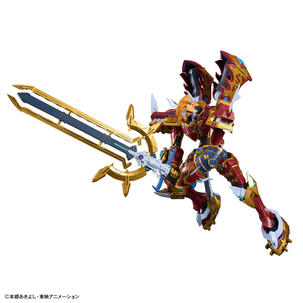 BANDAI Figure-rise Standard Amplified Digimon Adventure Digimon Frontier Kaiser Greymon Anime Action Figures Assembly Model Toy