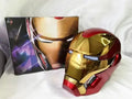 2025  Iron Man Mk5/Mk50 Figures Wearable Voice-Activated Deformation Helmet Around Marvel Animation Derivatives Model Toy Gift