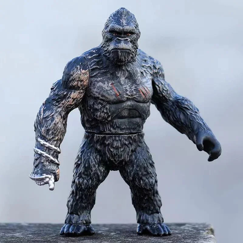 Anime Godzilla VS King Kong Action Figure King Ghidorah Three headed Golden Dragon PVC model collectibles toy kid Holiday gifts