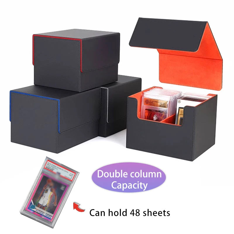 Graded Card Storage Box Organizer for PSA BGS BGN CSG CGC Trading Cards Slabs Card Brick Case for MTG PKM PTCG Sports Card Holde