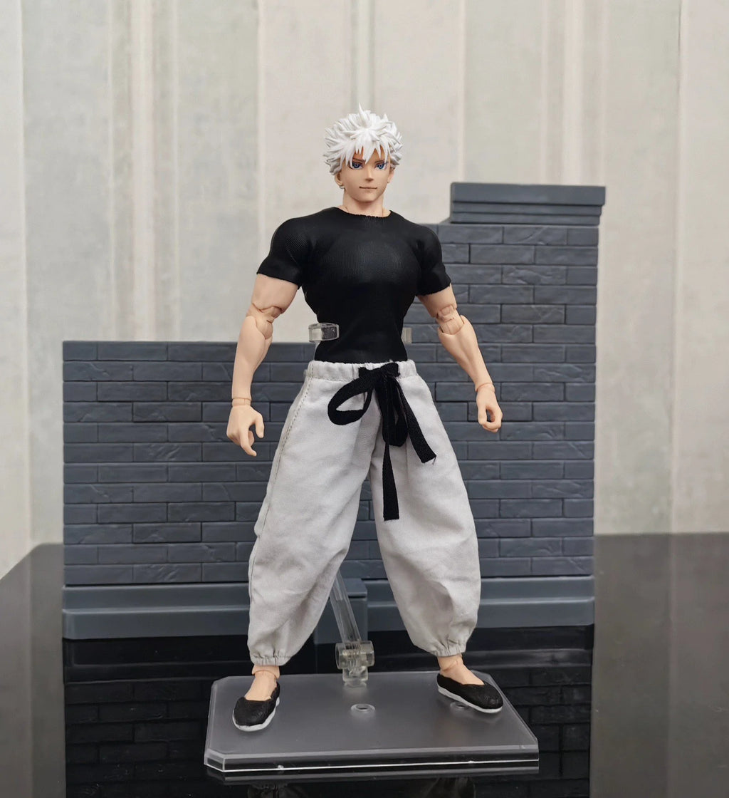 New 1/12 Fushiguro Toji Sukuna Gojo Anime Male Delicate Painted Head Sculpt Model Toys Customzation For 6" Shf Romankey Model
