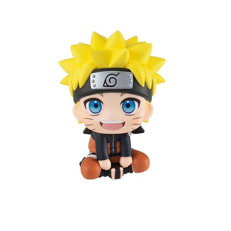 Kakashi Action Figure Q Naruto Anime Figure Toy Version Kawaii Sasuke Itachi Figurine Car Decoration Collection Model Toys