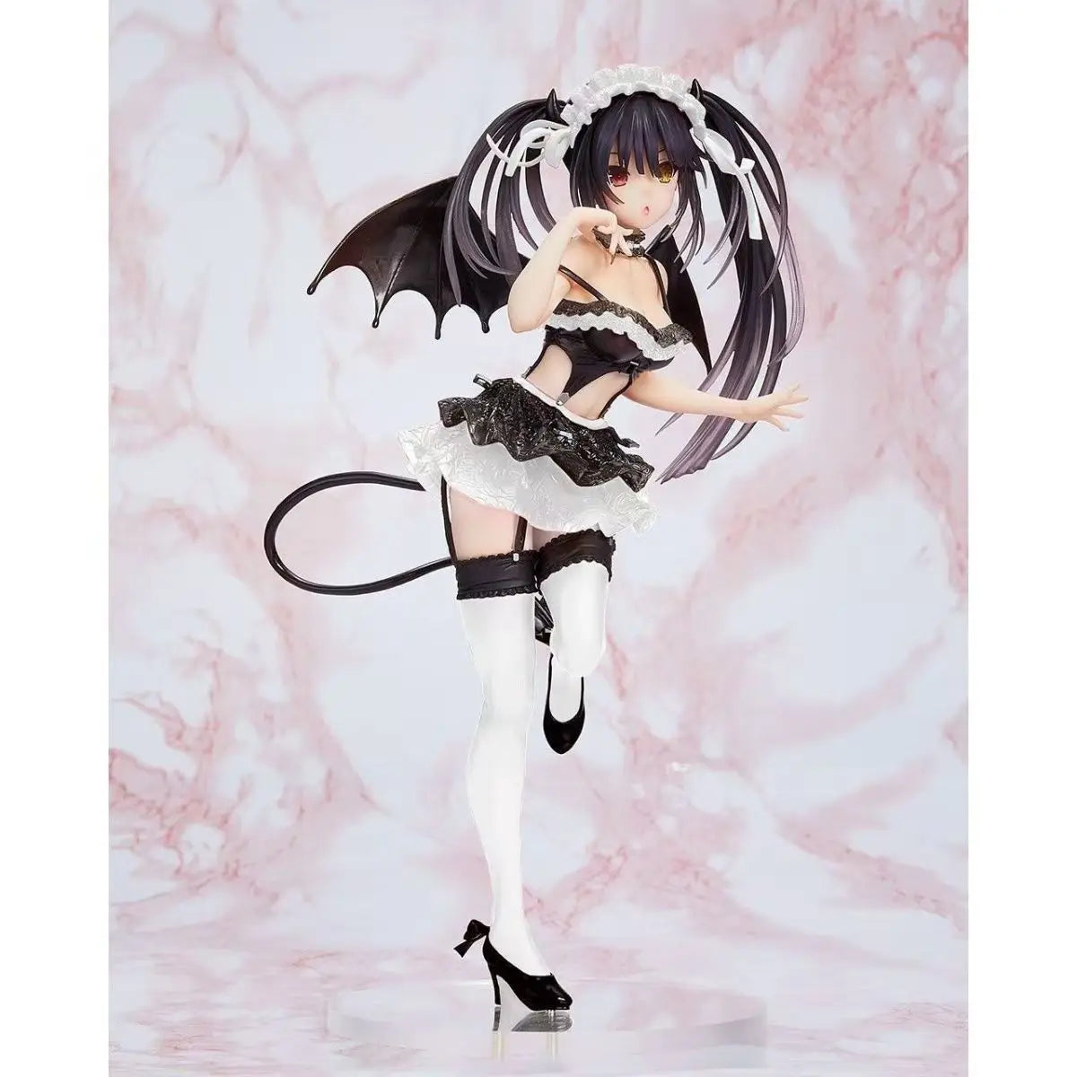 ДАТА НА ЖИВО Аниме Фигурки Токисаки Куруми и Кошмарни Фигурки Кукла Дяволски Костюм Крила Модел Екшън Фигурка Играчка за Деца Коледа