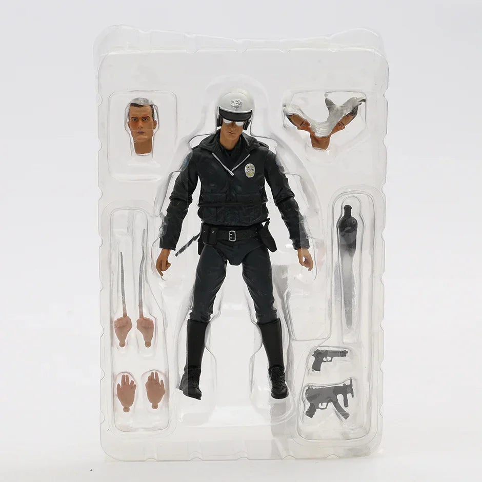 NECA Ultimate T-1000 Motorrad-Cop-Terminator-Actionfigur