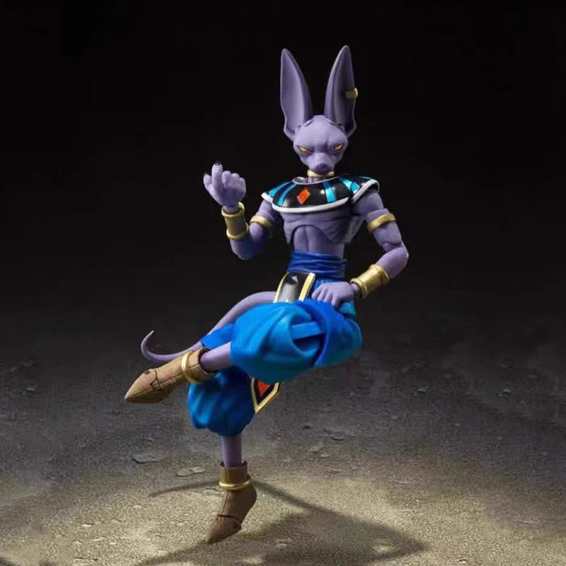 Hot Anime Figure Shf Dragon Ball Z Beerus Super God of Destruction Action Figures PVC Collection Model Toy For Children Gift