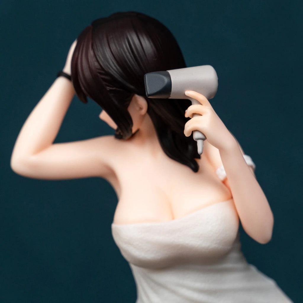 22cm Bfull FOTS JAPAN Anime Figure Drying Hair Hisu Action Figure Toys 1/6 Model PVC Gift