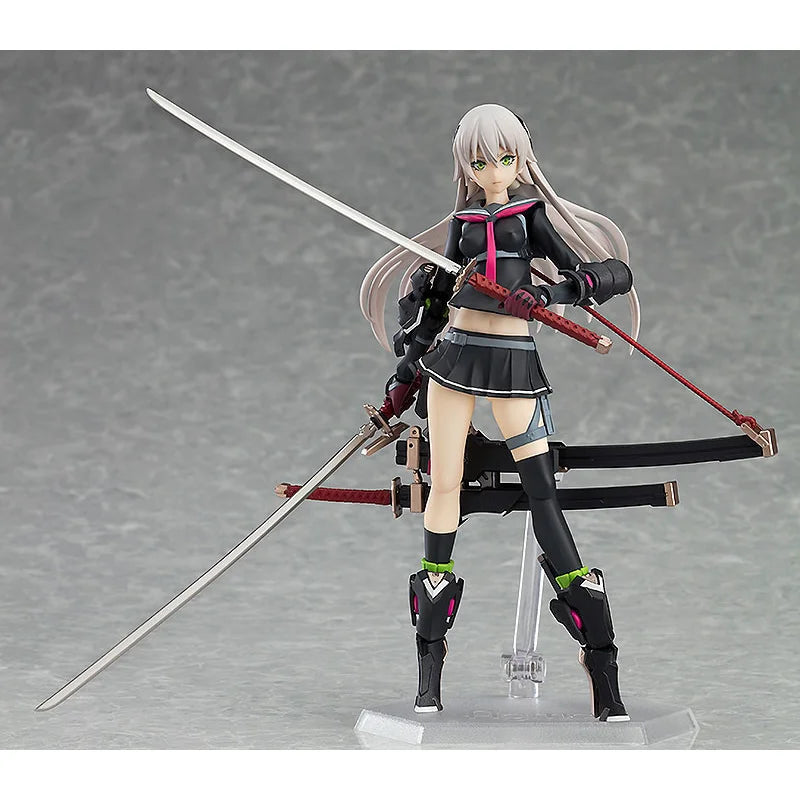 Anime 100% Original Figma 396 Heavily Armed High School Girls Ichi In Stock Anime Action Collection Figures Model Toys