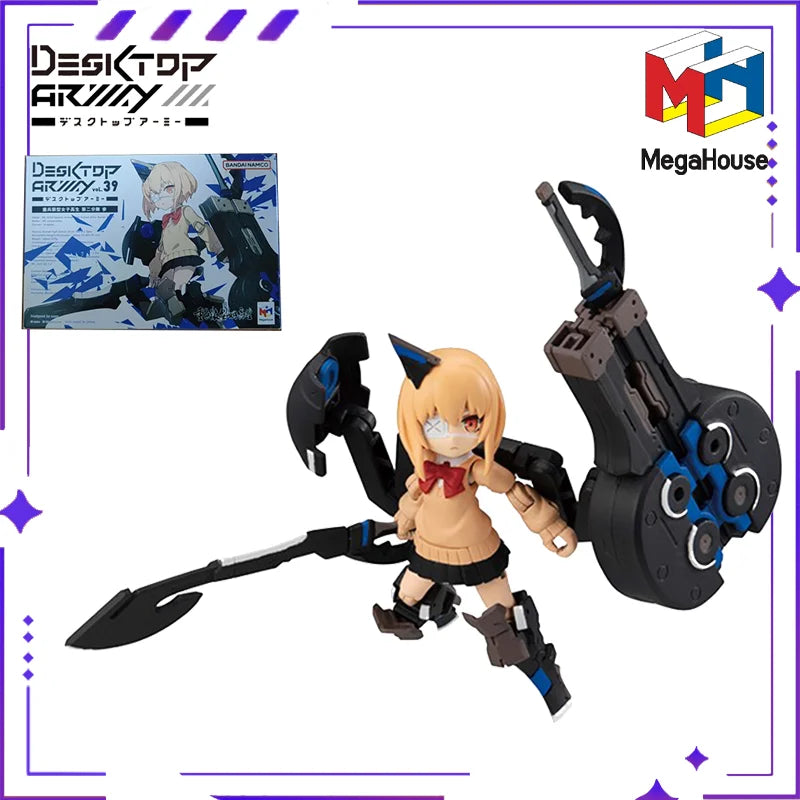 MegaHouse Original Authentic Desktop Army Series N-212d Titania Series Delta Mobile Doll Exquisite Model Handmade Toy Gift
