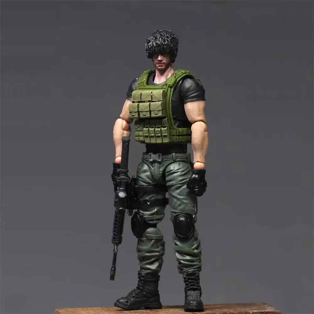 1/18th Residents of the Man Male Soldier Evil Doll Full Set Moveable Toys Model Gift About 3.75" For Fans Collectable