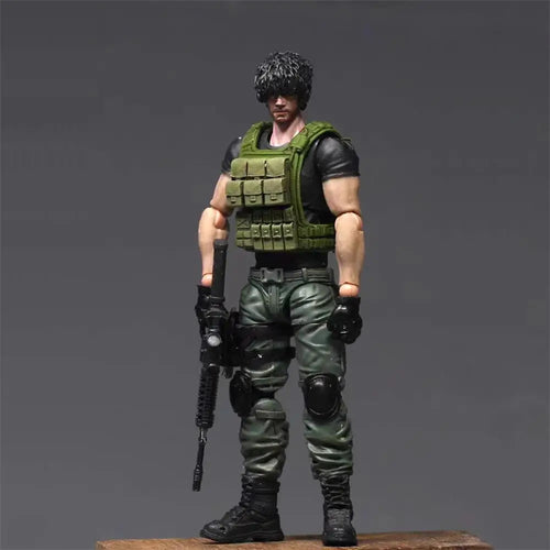 1/18th Residents of the Man Male Soldier Evil Doll Full Set Moveable Toys Model Gift About 3.75" For Fans Collectable