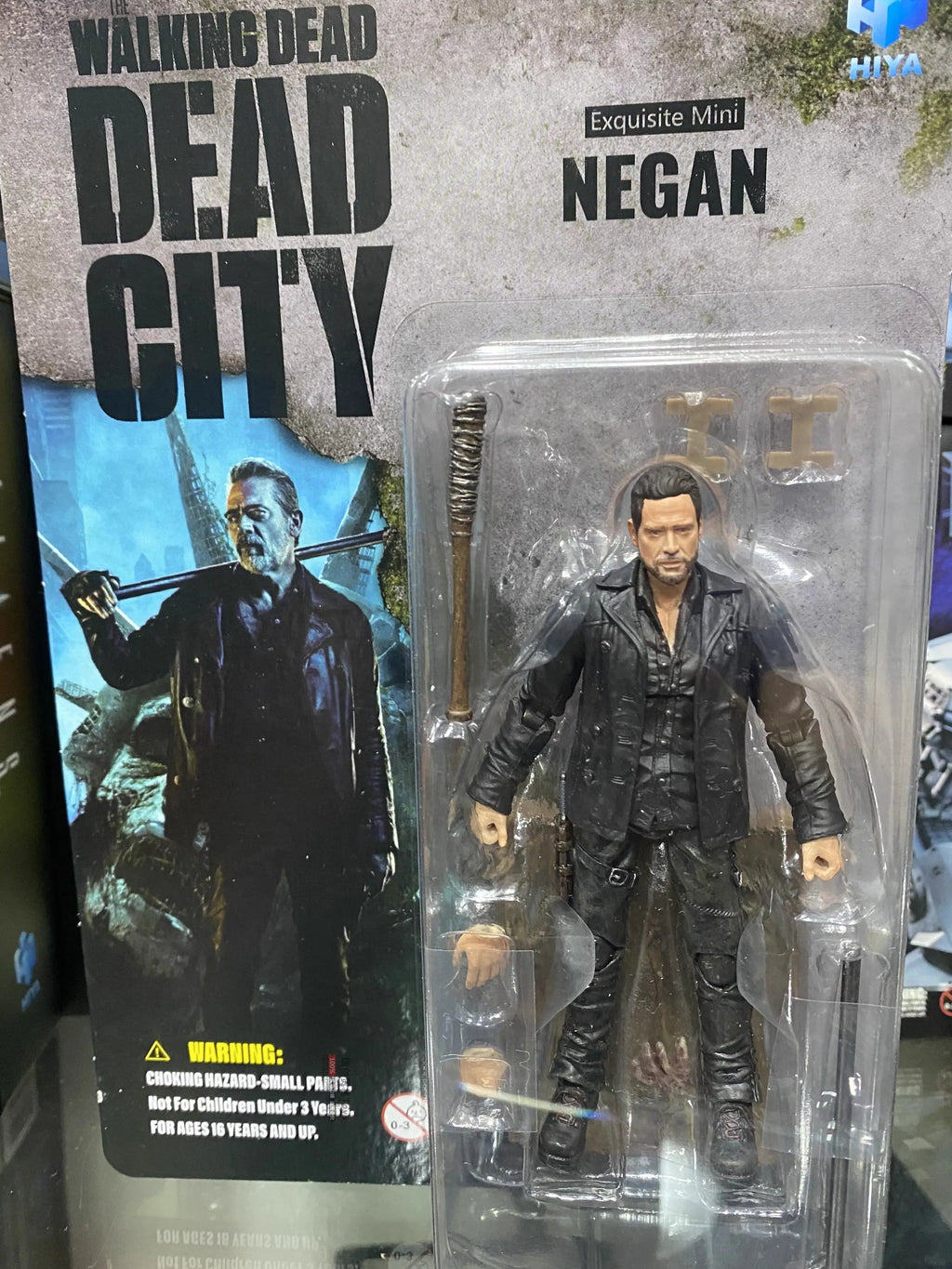 In Stock 1/18 Original HIYA 3.75inch Action Figure Exquisite Mini Series The Walking Dead Dead City Walker King Model Toy