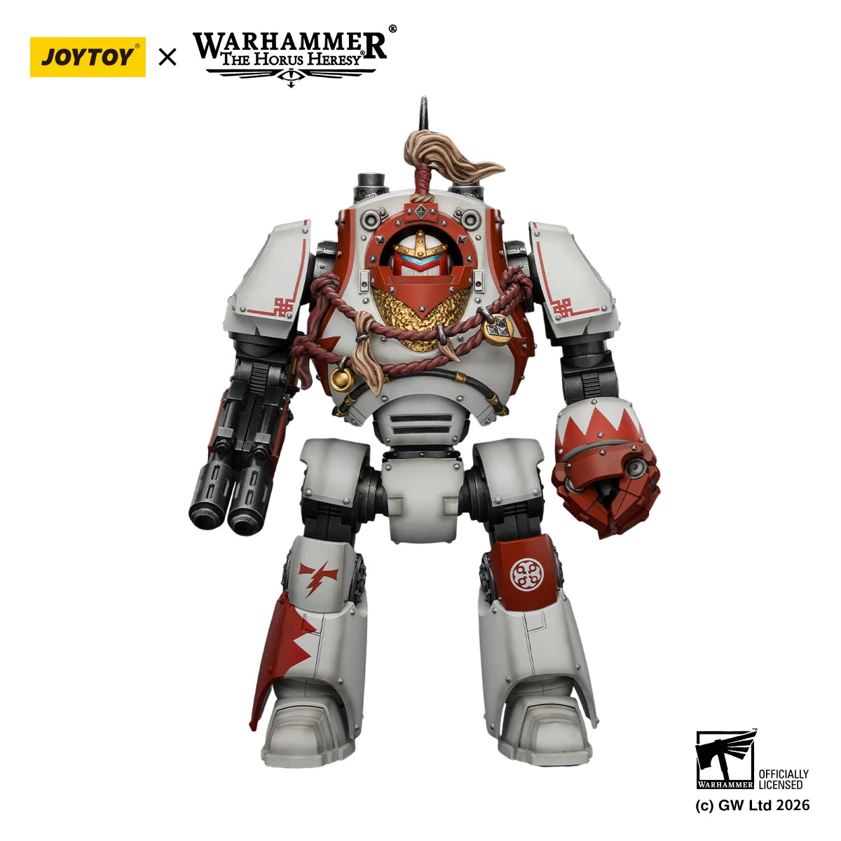 JOYTOY Warhammer "The Horus Heresy" 1/18 Action Figures White Scars Qin Xa Hibou Khan Contemptor Dreadnought