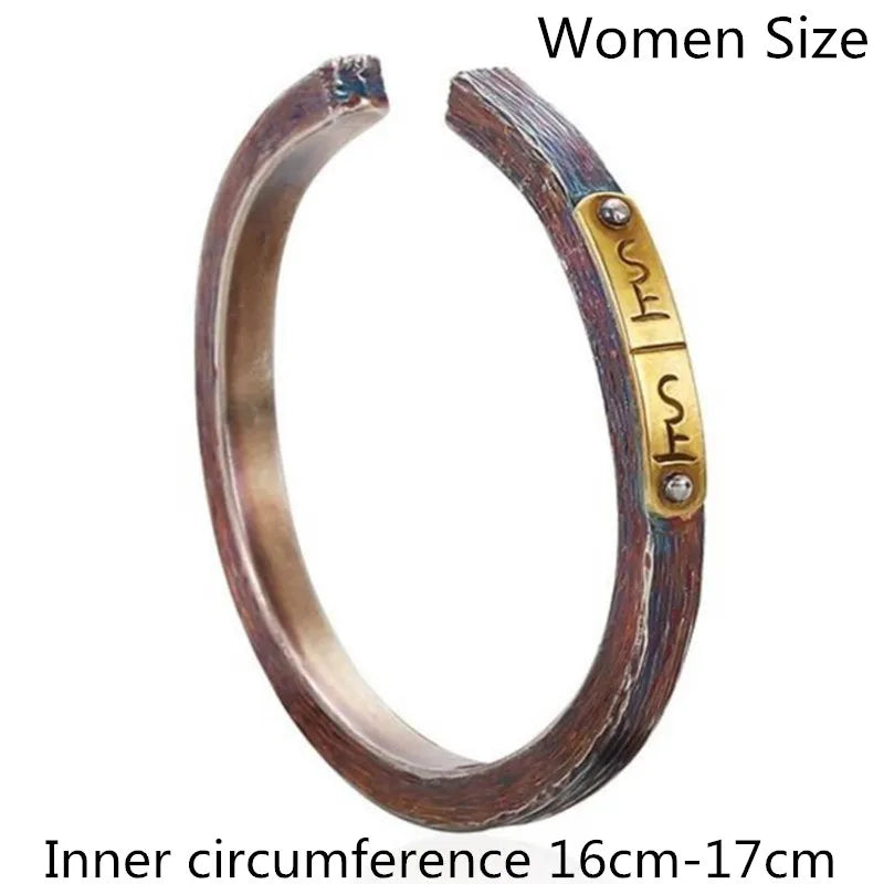 Couple Bangle Real 925 Sterling Silver Luxury Brand High Quality Jewelry Personalized Gifts Women's Man Bracelets 2025 New In B8