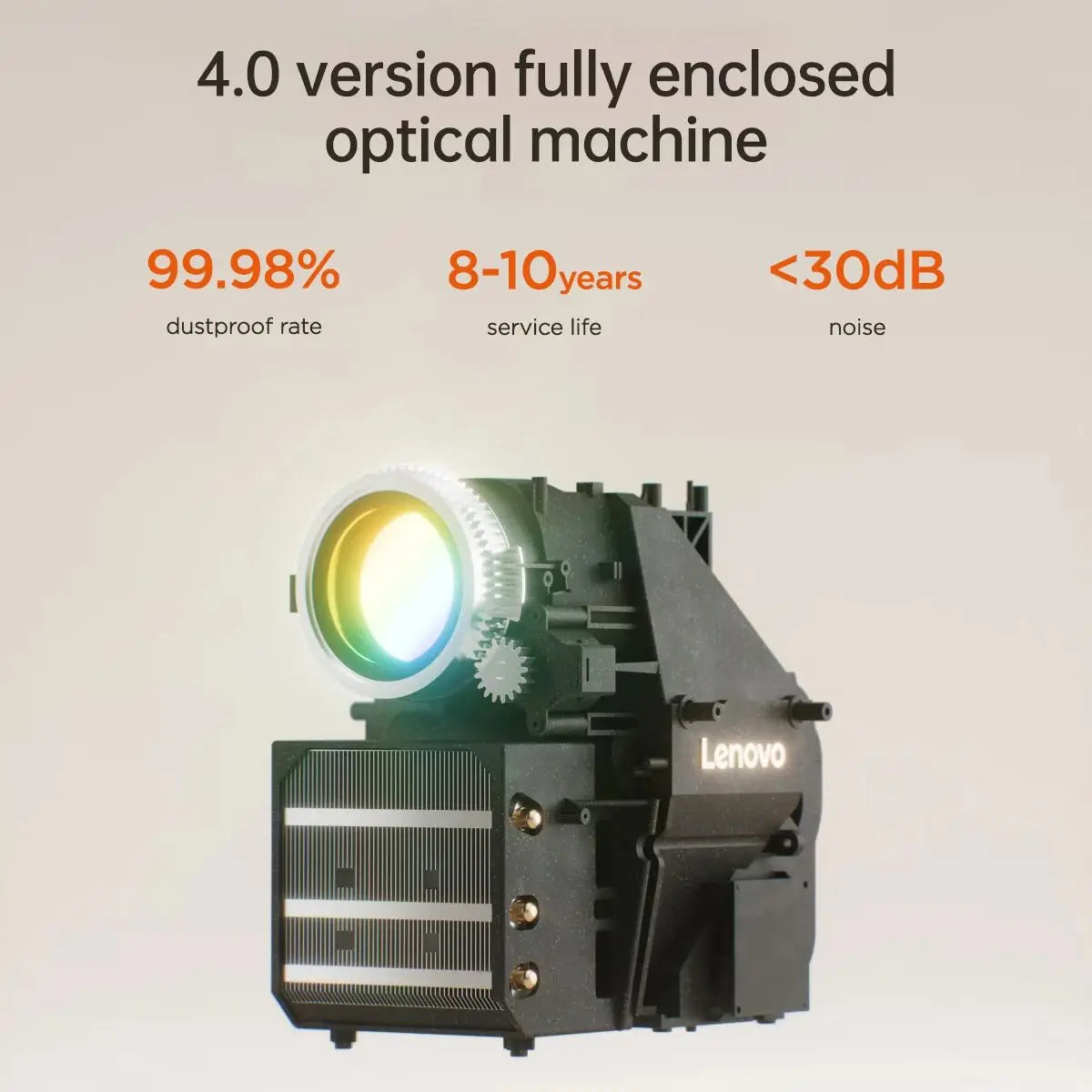Lenovo Full HD 1080P tragbarer WIFI-Android-Heimprojektor Xiaoxin 100S 2 + 32G großer Speicher 6D Keystone LCD-Filmprojektor
