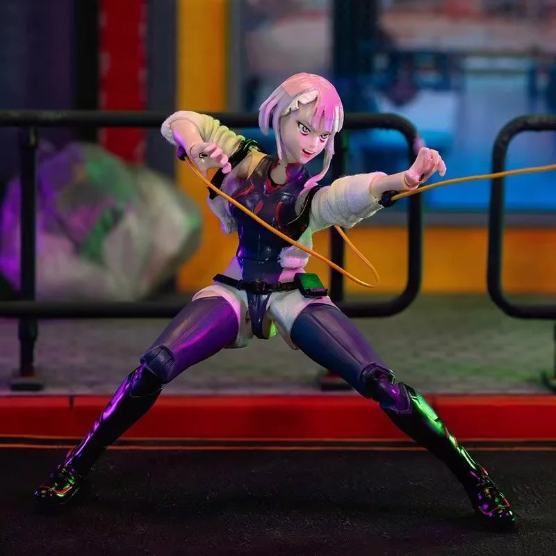 Hot In Stock Jada Cyberpunk:Edgerunners David Martinez Lucyna Kushinada Anime Figure David Lucy Action Figure Doll Toys Kid Gift