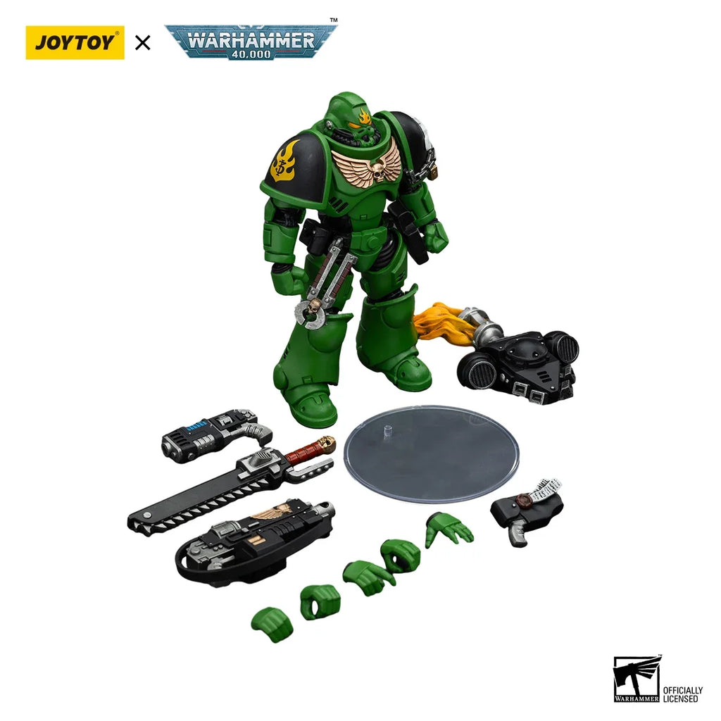 【MT】 JOYTOY 1/18 Action Figure Warhammer 40K Salamanders Intercessors Sergeant Tsek'gan Anime Figures Toys Model