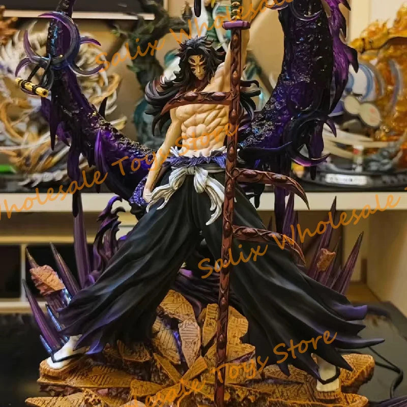 JT Statue 45cm Demon Slayer Kokushibo Anime Figure Model Figurine Pvc Statue Gk Statue Collection Model Decoration Gift Toy