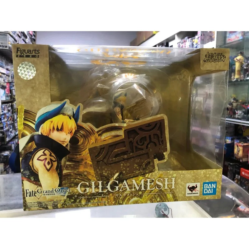 BANDAI FATE FZ Gilgamesh 100% Original genuine PVC Action Anime Figure Model Toys Figure Collection Doll Gift