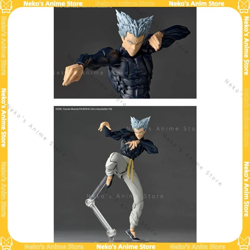 【Pre-Order】Revoltech Yamaguchi One-Punch Man Garou Kaiyodo Action Figure Anime Model Trendy Toys Desktop Doll Collectibles Gift