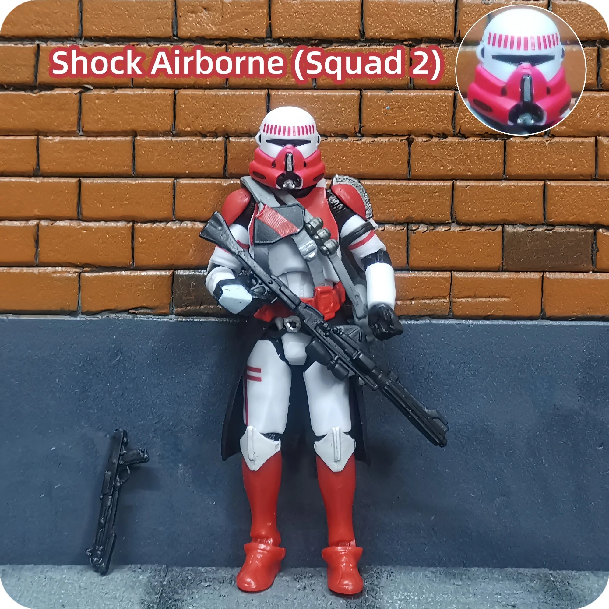 Star Wars 3.75 Inch  Clone Trooper 1/18 Airborne 501st 212th 187th Legion  Shock Action Figure REX ARF P1 P2 Toys Model Loose