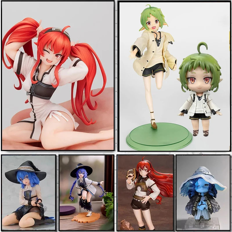 10cm Anime Eris Greyrat Figurine Action Mushoku Tensei Jobless Reincarnation Figur Spielzeug Eris Statue Dekoration PVC Modell Spielzeug