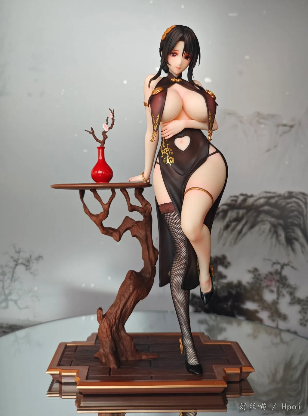TYCTOYS BearPanda 28cm You Feng Lai Yi 1/6 With Cheongsam Anime Figure Beautiful Girl Model Toys Ornament Collection
