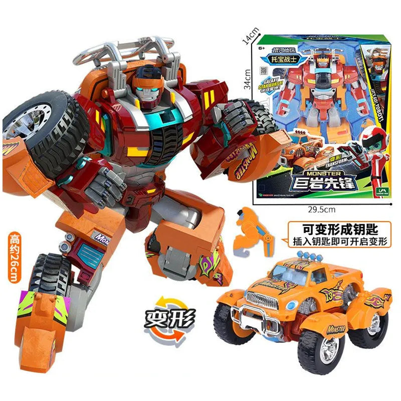 New Korea Tobot Transformation Robot Anime Cartoon Tobot Brothers Deformation Car Action Figure Large Vehicle For Child Gifts