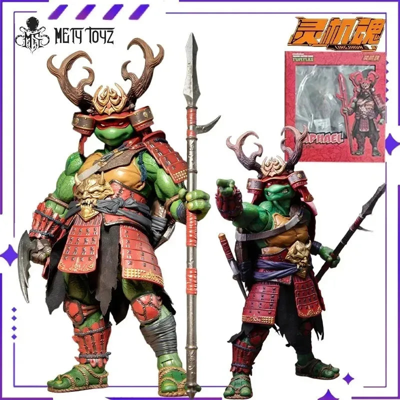 Original Metytoyz Ninja Turtles Raphael Shanghai WF Limited Edition Anime Product Mobile Model Toy Gift Collection Spot