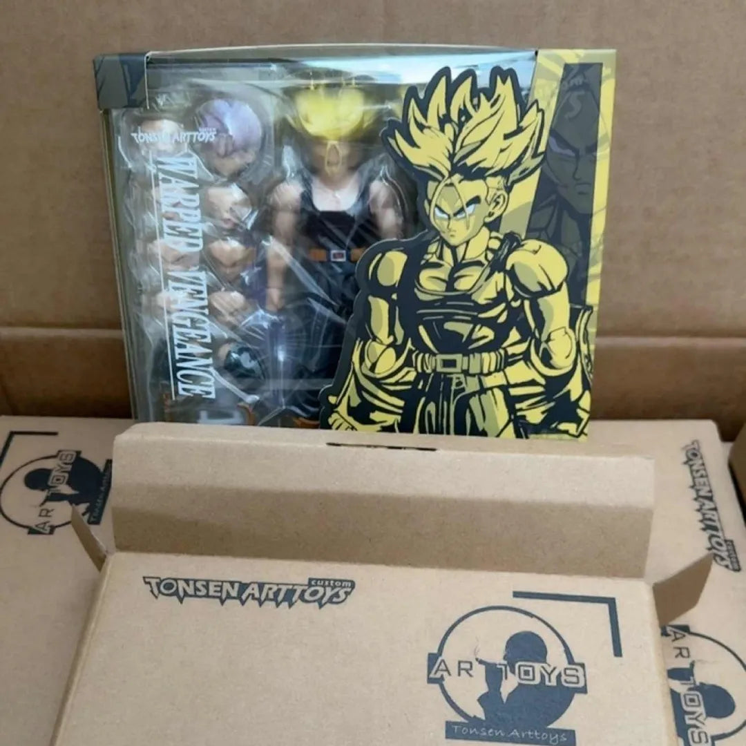 Tonsenarttoys Super Saiyan Trunks Dragon Ball S.H.F Figures Ssj1 Ssj2 Vegeta Custom 05a 05b Accessories Kit Anime Collection Toy