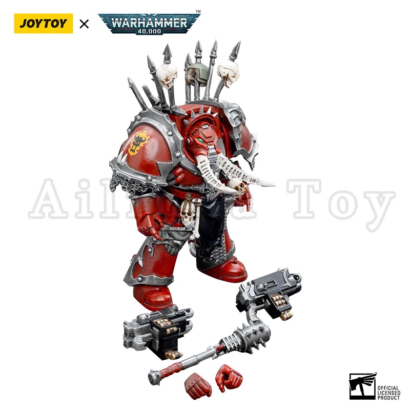 JOYTOY 1/18 Action Figure 40K Word Bearers Chaos Terminator Garchak Vash Anime Military Model