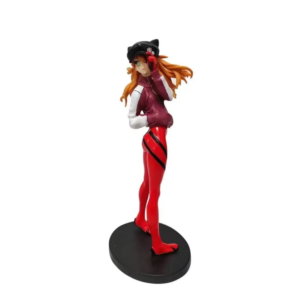 New Century Evangelion Anime Accessories Mech Asuka GK Handmade Pretty Girl Statue Trendy Play Gift High Quality