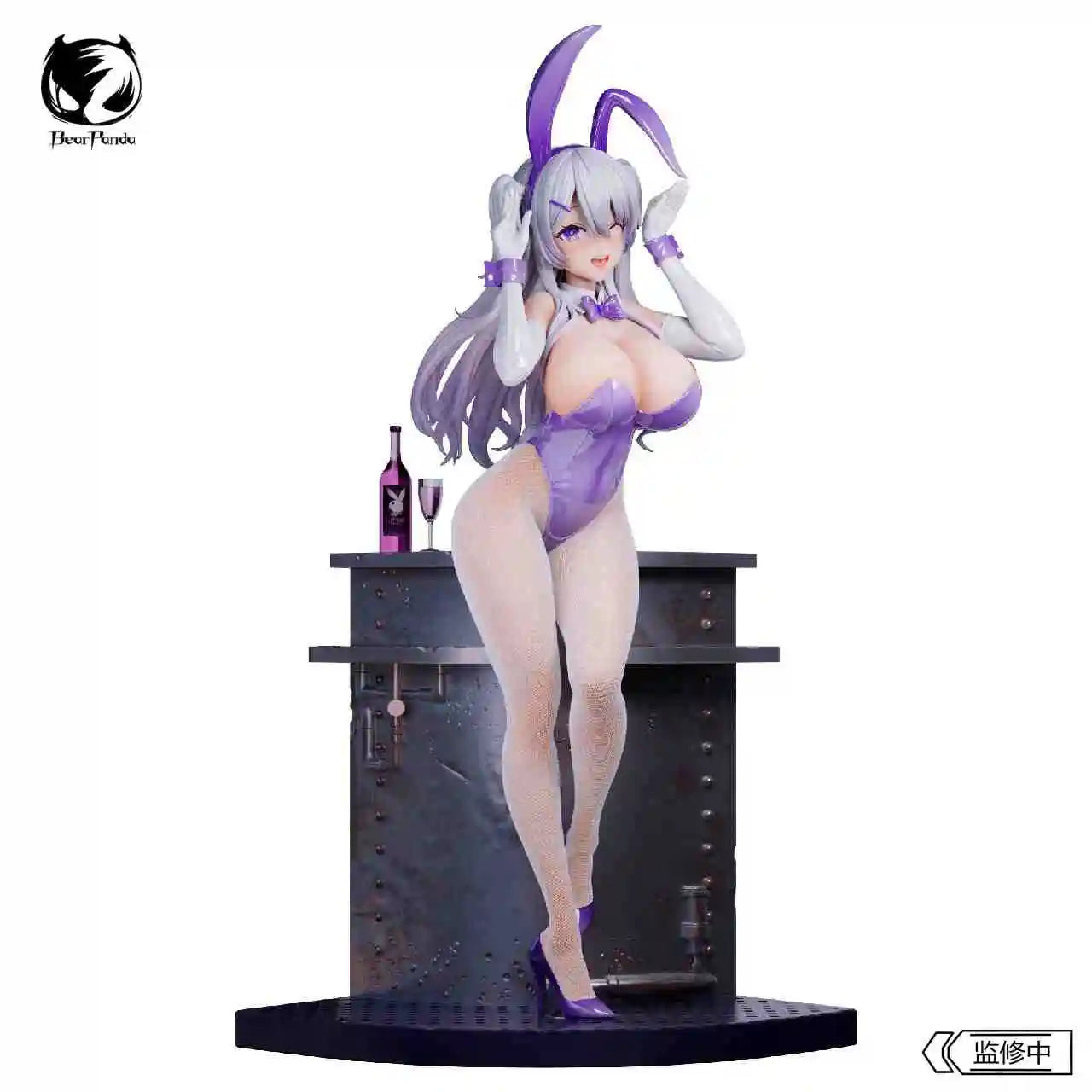 Bearpanda Bunny Girl Asanagi Rin Xiya 3D Crystal Eye Temperature Paint Kawaii Garage Kit Creative Scene Models Classic Anime Toy