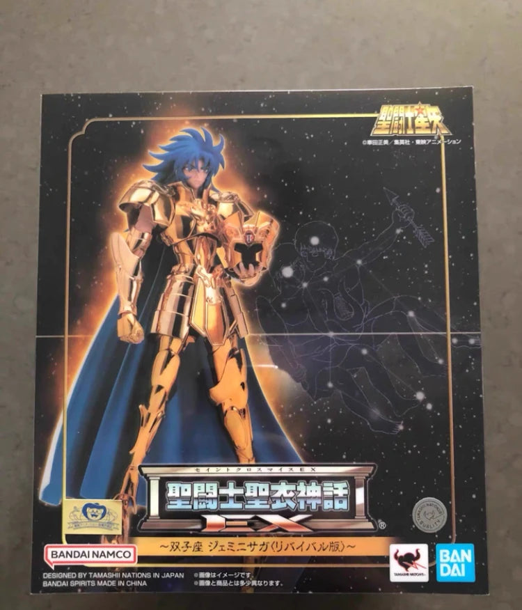 BANDAI Saint Cloth Myth EX Gemini Saga Gemini Charon Revival Edition Saint Seiya Anime Character Model Toy In Stock