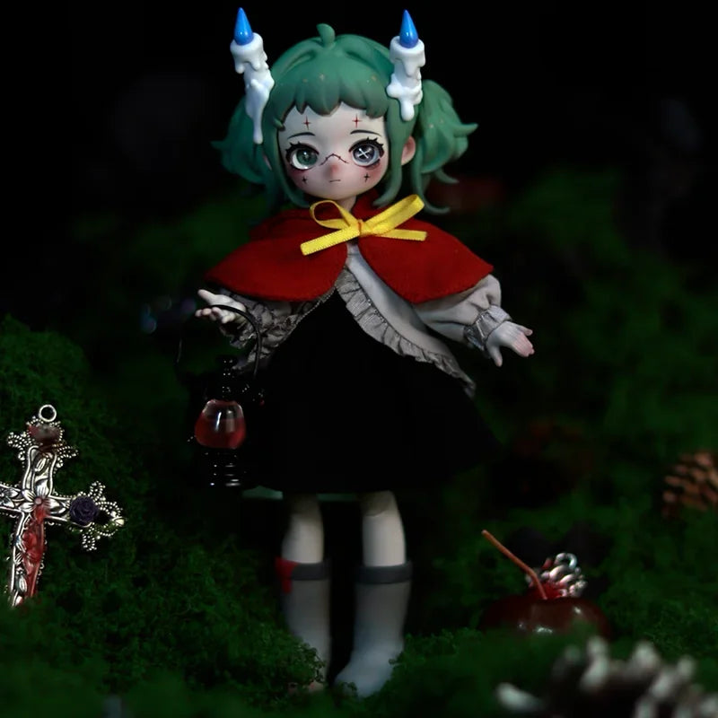 NYSSA Bizarre Nightmare Series 1/12BJD Готически стил Blind Box Toys Kawaii Anime Фигурка Изненада Мистериозна Кутия Кукли Момичета