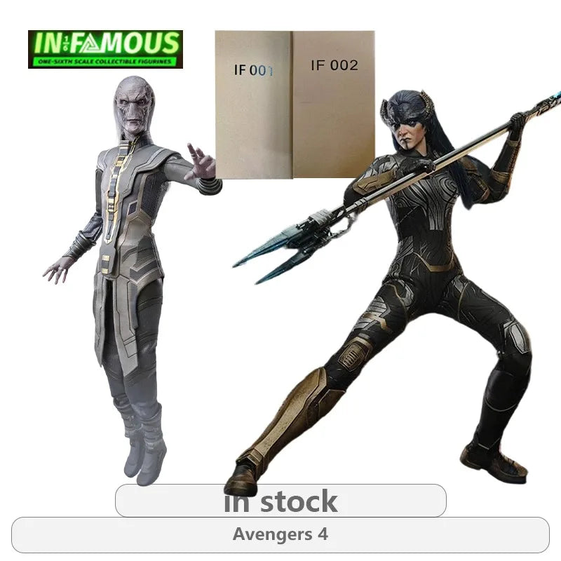IN-FAMOUS Original Avengers 41\6 Action Figure Series Space Wizard Umu Throat\IF001\IF002 Action Figure Model Toys Movable Model