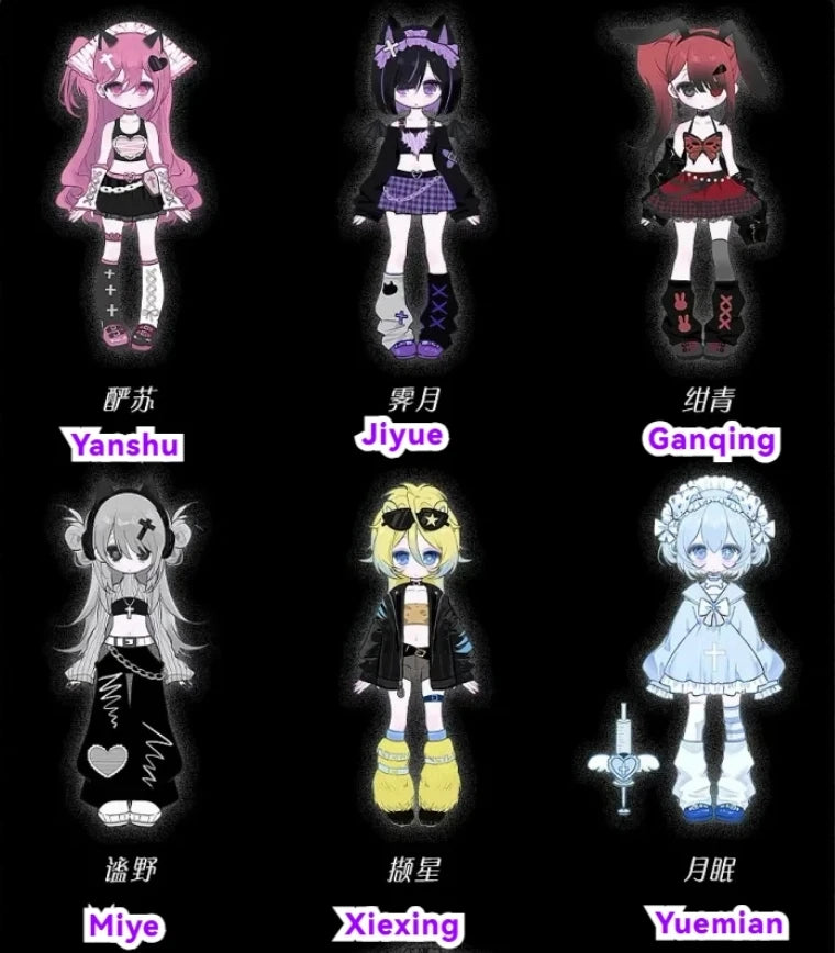 In stock 10000 Escapes Plans Series Ob11 1/12 Bjd 17.5cm Cute Action Figure Toys Kawaii Anime Figures Dolls Toy Gift