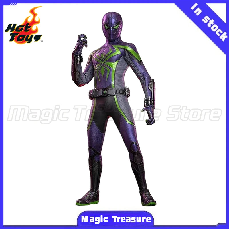 【MT】Hot Toys VGM68 Marvel "Spider-Man 2" Myers Morales (Purple Shadow Dynasty War Clothes) 1:6 Ratio Collection Figure Model