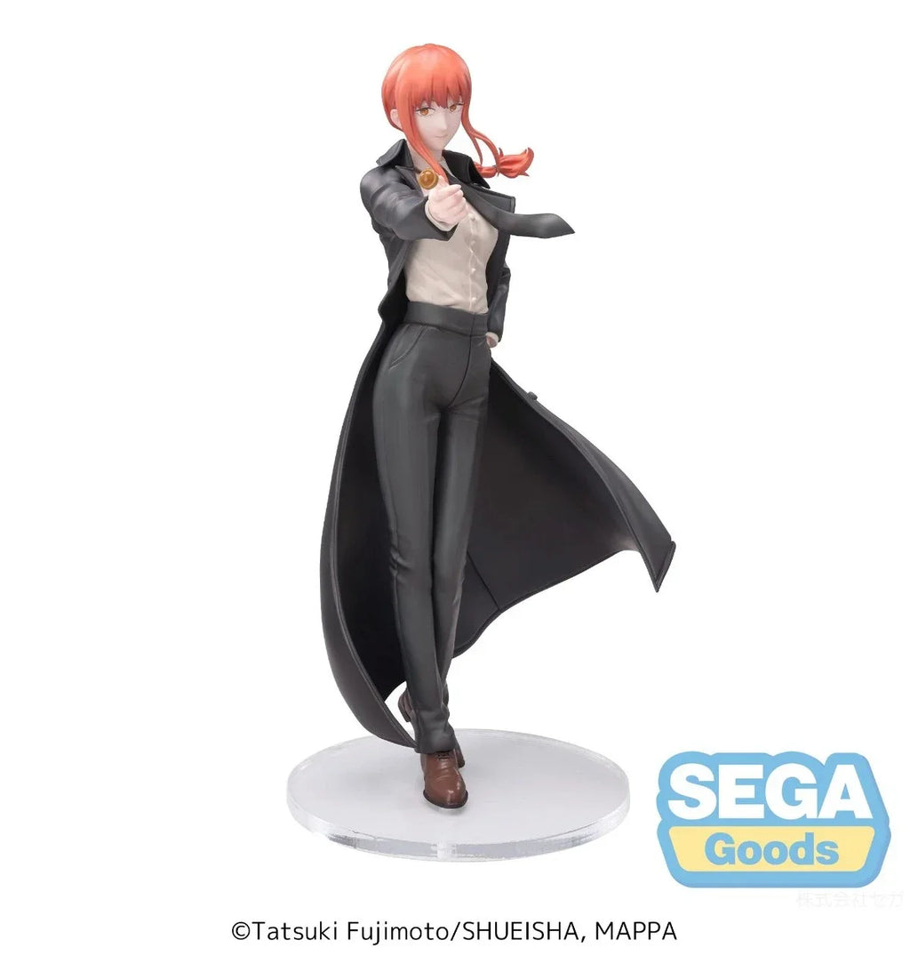 IN Stock Original Genuine SEGA Chainsaw Man 22cm Makima Anime Girl Action Figure Collection Model Doll Boy Toys Statue Ornament
