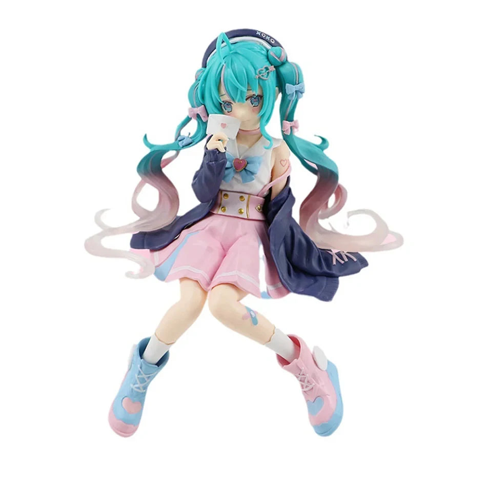 Anime Hatsune Miku Figur PVC Modell Anime Schönes Mädchen Schöne Tischdekorationen Figur Geburtstagsgeschenk Anime Merchandise