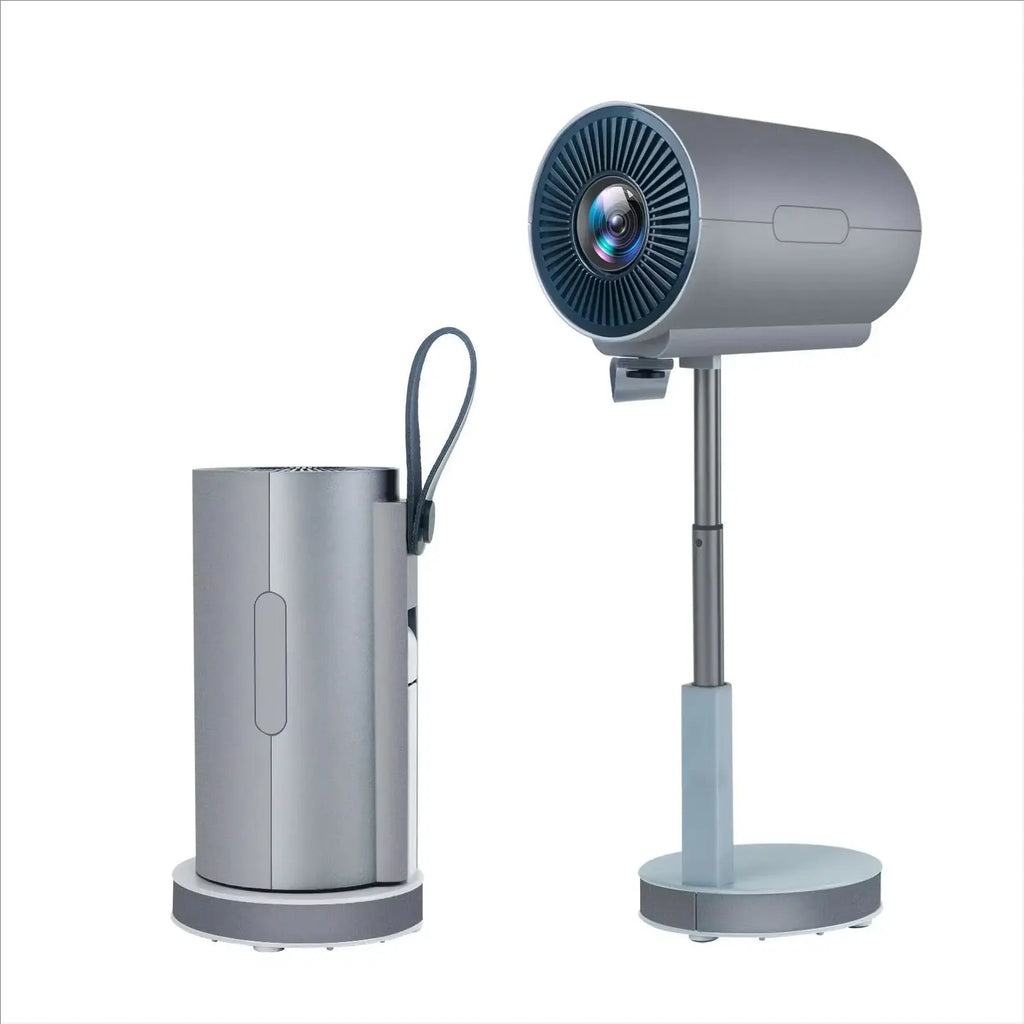 2025 NEW Android 13.0 Mini Projector 4K with Native 1080P 500 ANSI  Electric Focus Home Projector with Foldable Stand