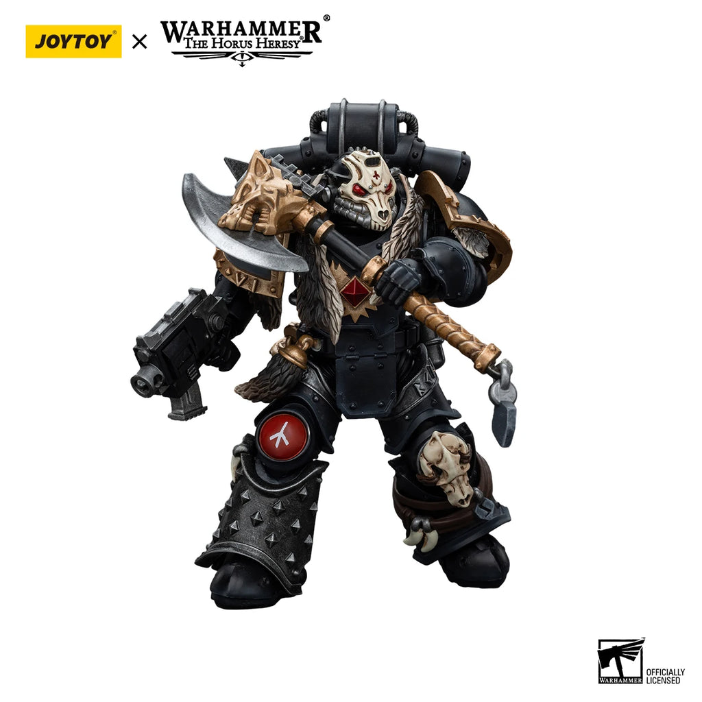 [IN STOCK]JOYTOY Warhammer 30K The Horus Heresy 1/18 Action Figure Space Wolves Leman Russ Deathsworn Pack Anime Model Toys Gift