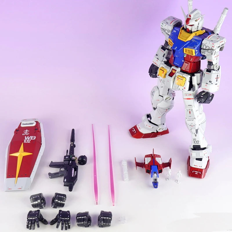 Yuanzu 2.0 Daban PGU 1/60 RX-78-2 Has The Function Of Exposing The Inner Frame With Lamp Assembly Model Kit Action Figures Gift