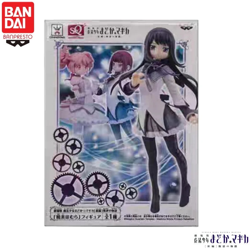 In Stock Original Bandai Banpresto Puella Magi Madoka Magica Akemi Homura Action Figure Doll Brand New Boxed Model New Boxed