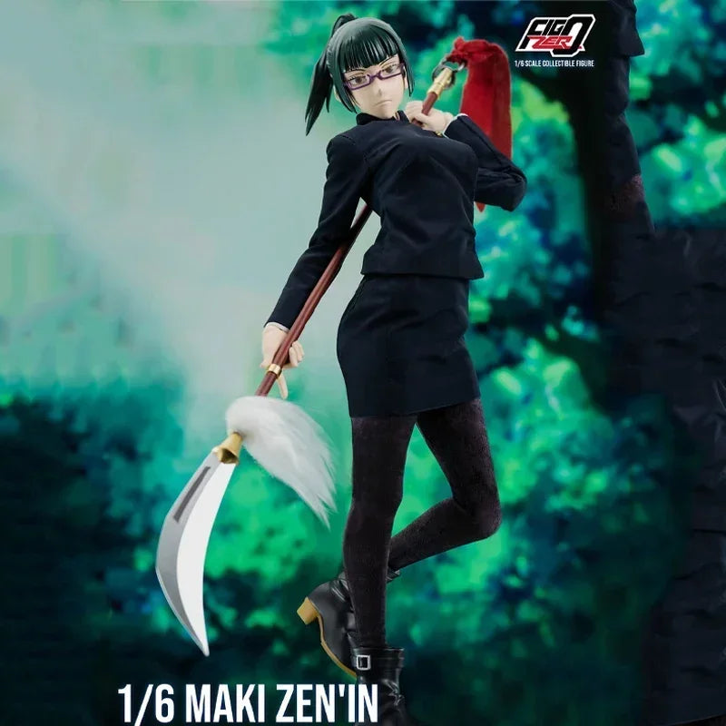 In Stock Threezero FigZero 1/6 Zenin Maki Anime Jujutsu Kaisen Original Action Figure Collectible Model Dolls Statuette Toys
