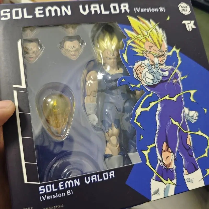 Hot Black Hole & Tk Dragon Ball Z Shf Super Saiyan Ssj Majin Vegeta Battle Damage Anime Action Figures Model Toys Collector